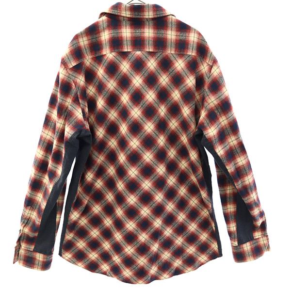 sage de cret サージュデクレ チェック柄 長袖 ネルシャツ XL メンズ