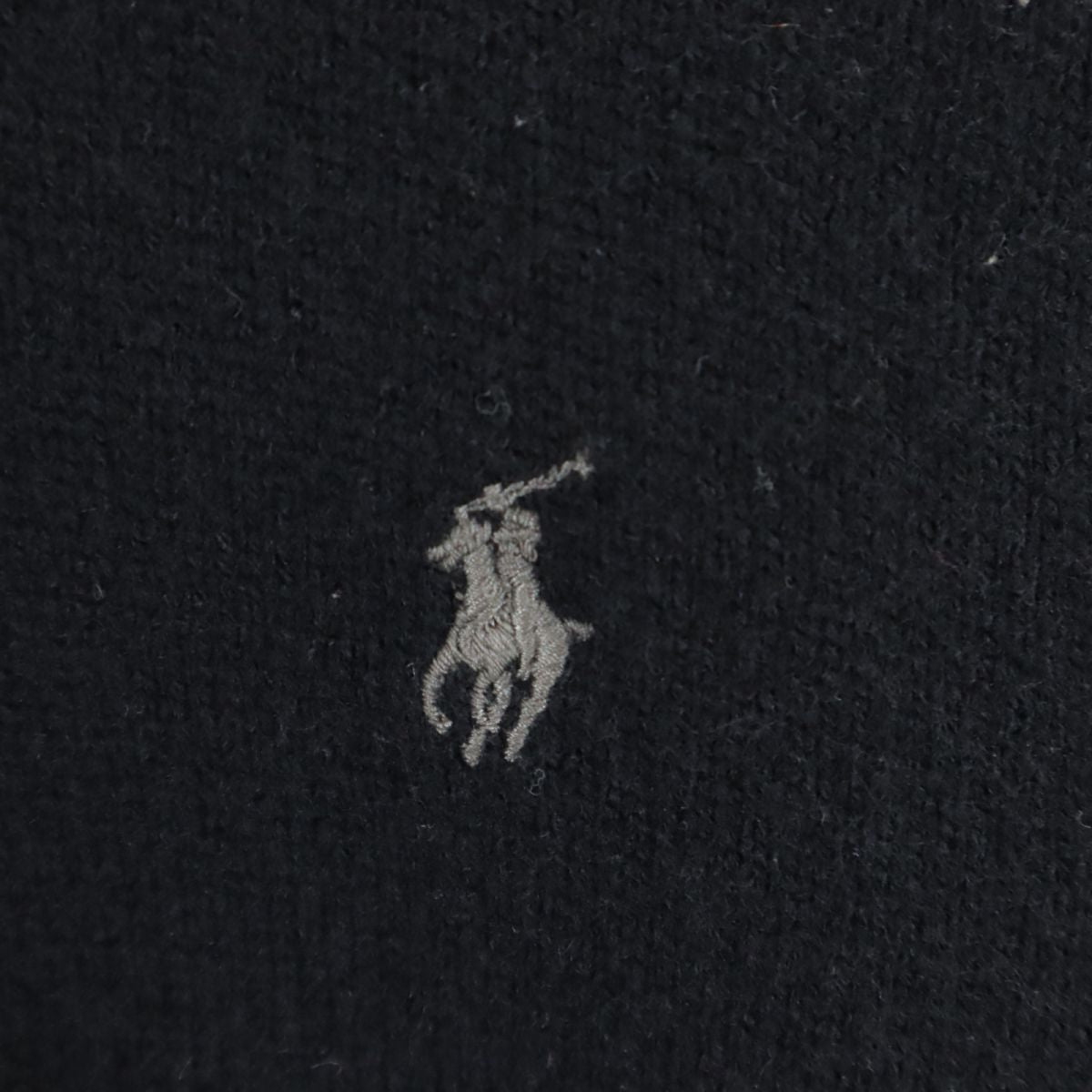 ポロラルフローレン ロゴ刺繍 長袖 セーター SP ネイビー POLO RALPH LAUREN ワンポイント コットンニット メンズ