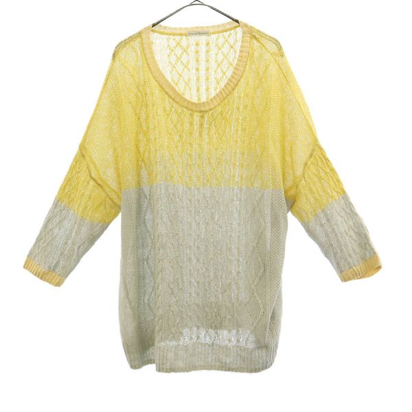 ジャーナルスタンダード 切替 長袖 リネン セーター JOURNAL STANDARD ニット レディース