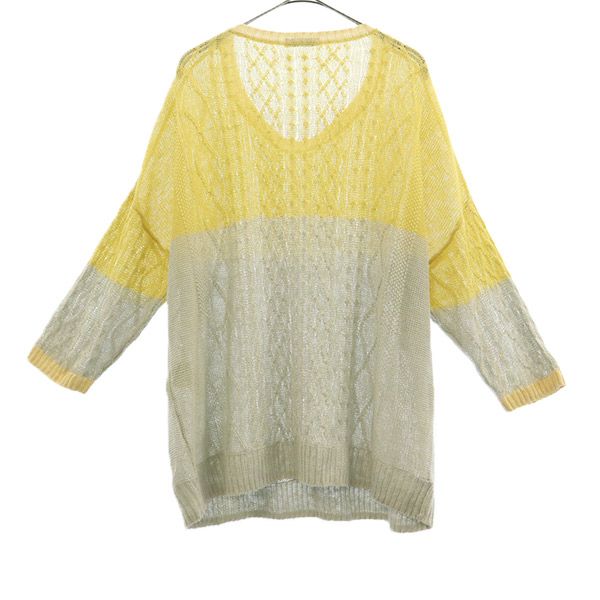 ジャーナルスタンダード 切替 長袖 リネン セーター JOURNAL STANDARD ニット レディース