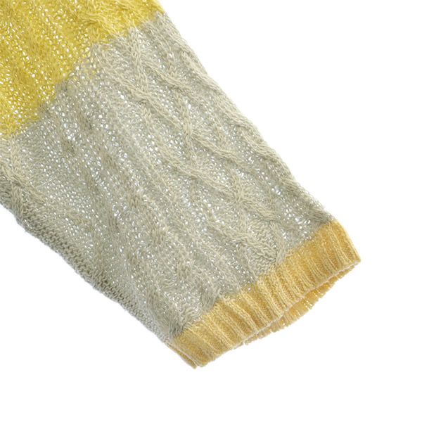 ジャーナルスタンダード 切替 長袖 リネン セーター JOURNAL STANDARD ニット レディース