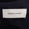 アダムエロペ 日本製 長袖 ロングワンピース F ネイビー Adam et Rope' レディース