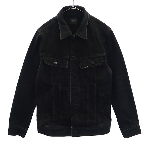 リー ナノユニバース コラボ デニムジャケット M ブラック Lee NANOUNIVERSE ジージャン レディース