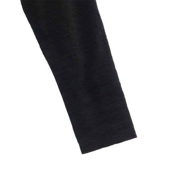 ディーゼル ロゴプレート 長袖 モックネック Tシャツ M ブラック DIESEL メンズ