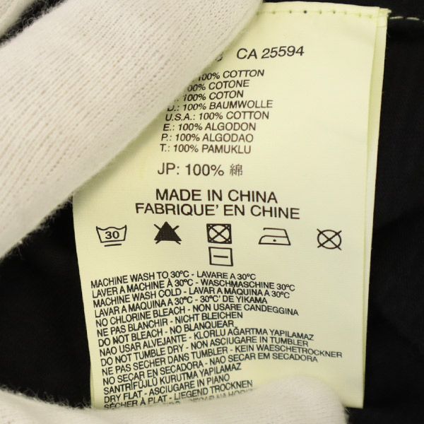 ディーゼル ロゴプレート 長袖 モックネック Tシャツ M ブラック DIESEL メンズ