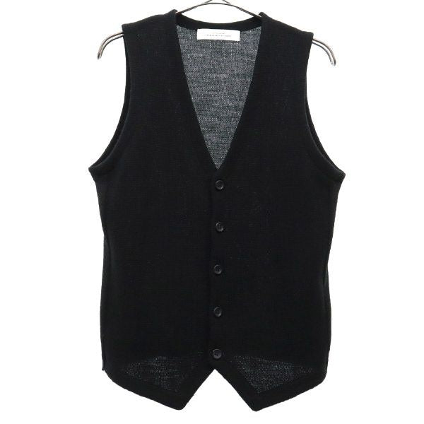 グリーンレーベルリラクシング 日本製 ベスト S ブラック green label relaxing ユナイテッドアローズ メンズ
