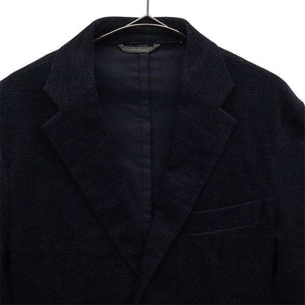 G-Stage ジーステージ 総柄 テーラードジャケット 46 ネイビー メンズ