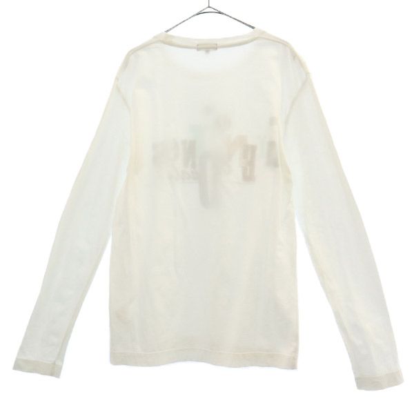 ポールスミス プリント 長袖 Tシャツ M ホワイト Paul Smith メンズ