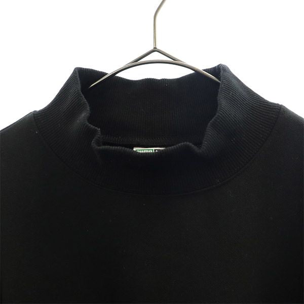 PUMA プーマ スナイデル コラボ ロゴ刺繍 長袖 ミニワンピース M ブラック系 SNIDEL レディース