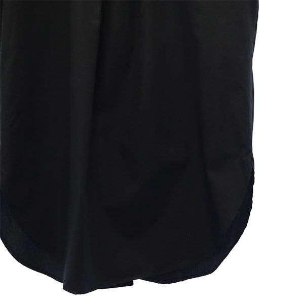 Cen. セン 長袖 ノーカラーシャツ M ブラック レディース