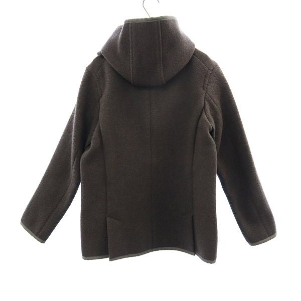 Danton ダントン ロゴワッペン ウールジャケット 34 グレー レディース