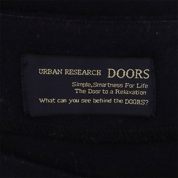 アーバンリサーチドアーズ 長袖 ボートネックカットソー ワンピース one ネイビー URBAN RESEARCH DOORS レディース