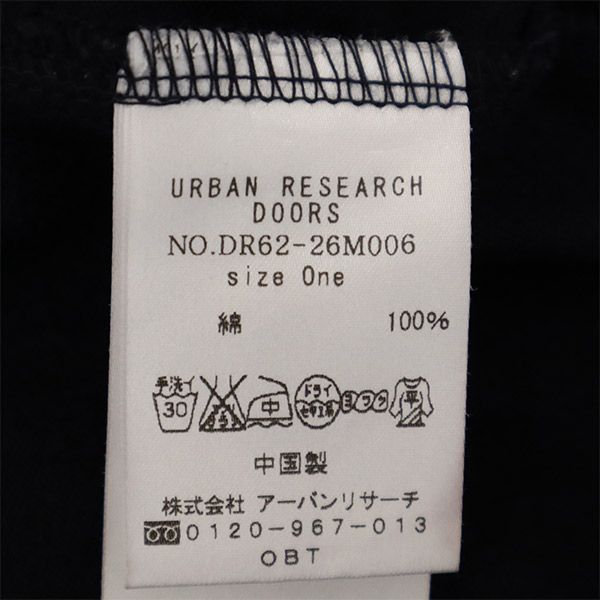 アーバンリサーチドアーズ 長袖 ボートネックカットソー ワンピース one ネイビー URBAN RESEARCH DOORS レディース