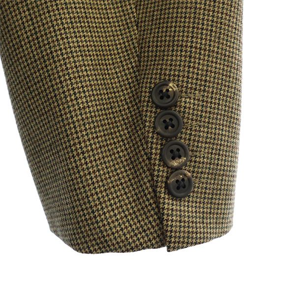 J.PRESS ジェイプレス 日本製 千鳥柄 テーラードジャケット C96-W82-T180 ブラウン メンズ