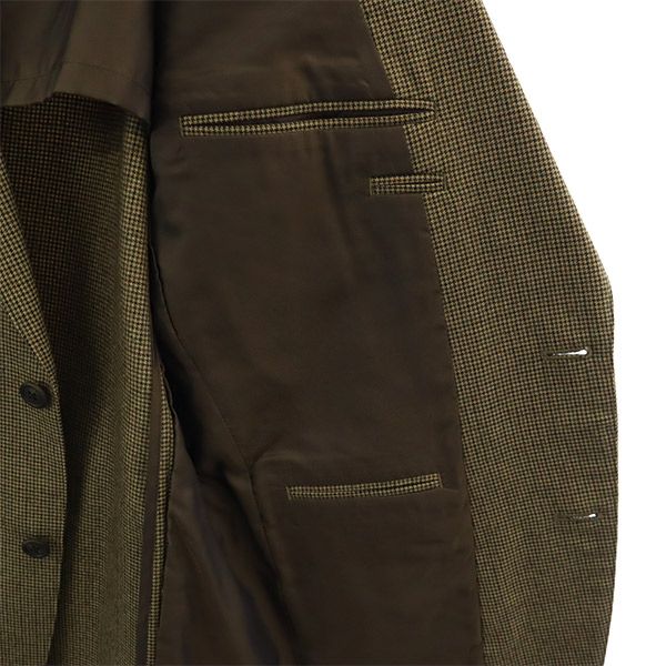 J.PRESS ジェイプレス 日本製 千鳥柄 テーラードジャケット C96-W82-T180 ブラウン メンズ