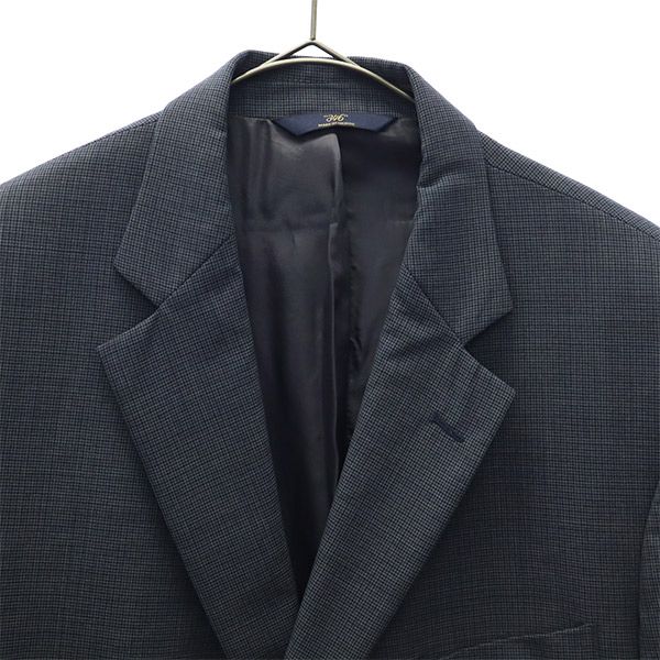 サンヨンロク チェック ウールジャケット 42L ブルー 346 ブルックスブラザーズ メンズ