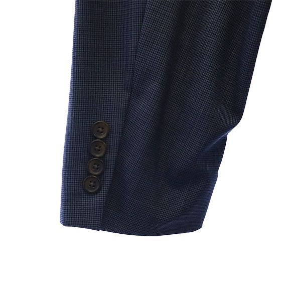 サンヨンロク チェック ウールジャケット 42L ブルー 346 ブルックスブラザーズ メンズ