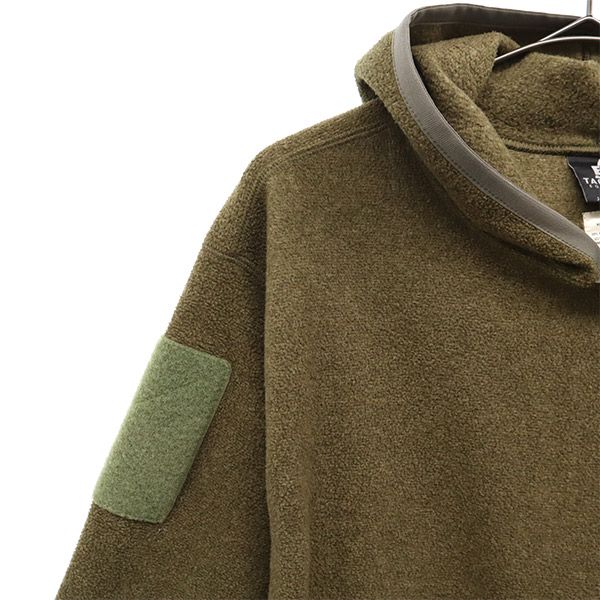 EQP TACTICAL イーキューピータクティカル 日本製 ワッペン 長袖 スウェットパーカー S カーキ プルオーバー トレーナー メンズ