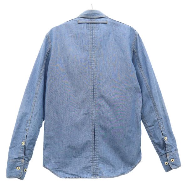 FACTOTUM ファクトタム 日本製 長袖 デニムシャツ 44 ブルー メンズ