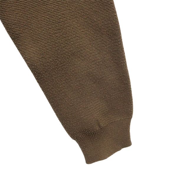 ステュディオス 日本製 長袖 セーター 1 ブラウン STUDIOUS ニット メンズ