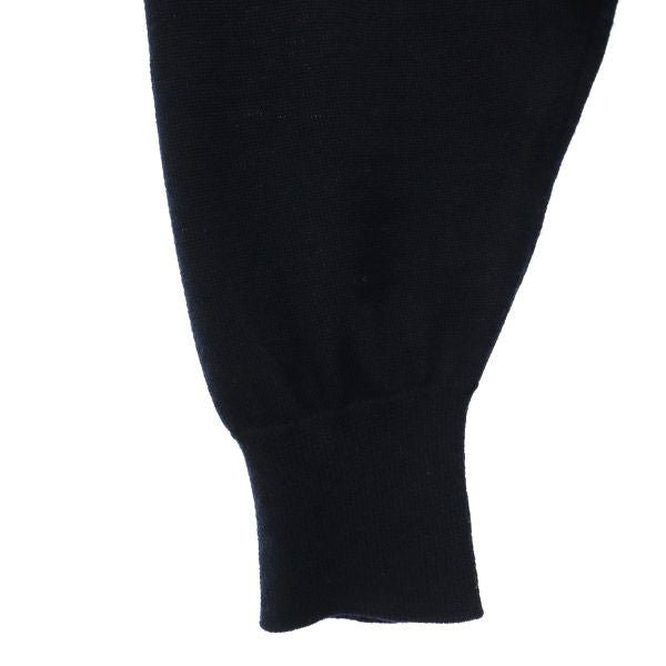 エンフォルド 長袖 ウール セーター 38 ブラック ENFOLD アシンメトリー変形ニット レディース