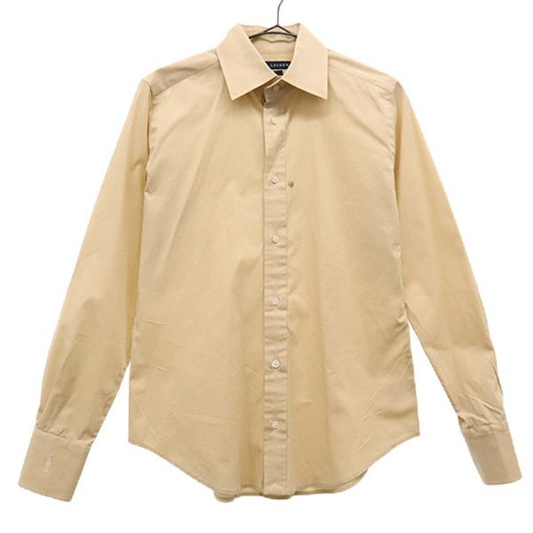ラルフローレン ロゴ刺繍 長袖 シャツ 9 ベージュ RALPH LAUREN レディース