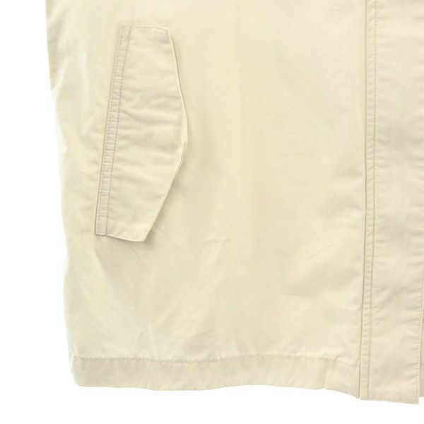 LACOSTE ラコステ 日本製 ロゴワッペン フーディー コットンジャケット 42 ホワイト レディース