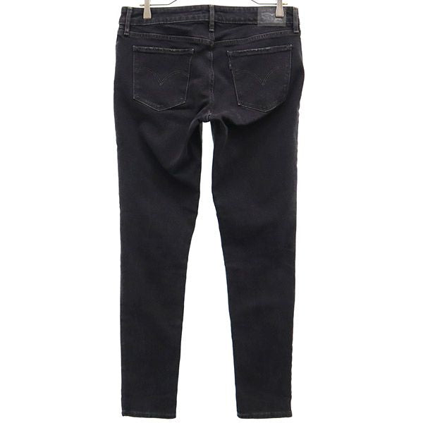 Levi's リーバイス 711 切替 切替 スキニーデニムパンツ W29 グレー ジーパン レディース