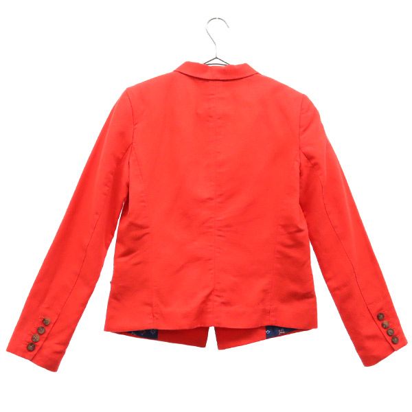 未使用 Levi's リーバイス ロゴプレート 1つボタン ジャケット XS レッド レディース