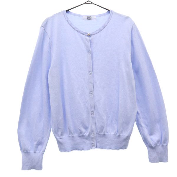 ジェイプレス 長袖 カーディガン 162-168 ブルー J.PRESS レディース