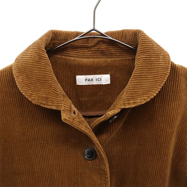 PAR ICI パーリッシィ 2018年製 コーデュロイジャケット F ブラウン レディース