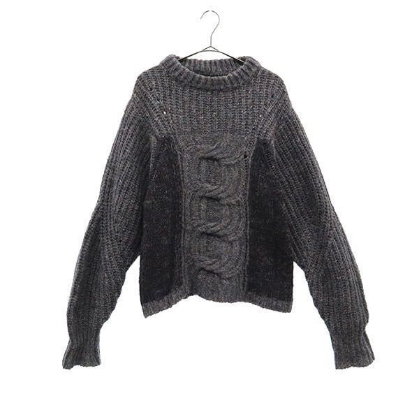 イザベル マラン エトワール イタリア製 切替 長袖 セーター 36 グレー ISABEL MARANT ETOILE ニット メンズ