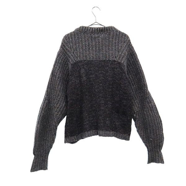 イザベル マラン エトワール イタリア製 切替 長袖 セーター 36 グレー ISABEL MARANT ETOILE ニット メンズ