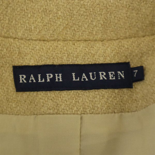 RALPH LAUREN ラルフローレン 日本製 ウールジャケット 7 ベージュ レディース