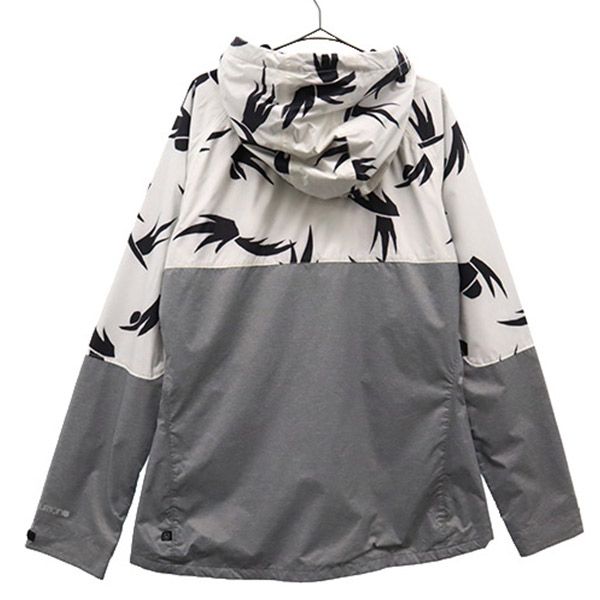 BURTON バートン 切替 ジャケット M ホワイト×ブラック フード付き レディース