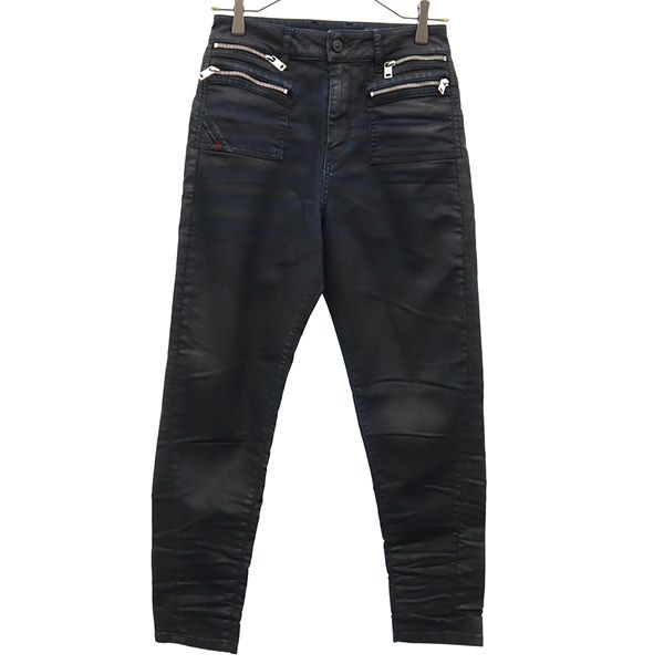 未使用 DIESEL ディーゼル テーパードデニムパンツ w23 ネイビー ジーパン レディース