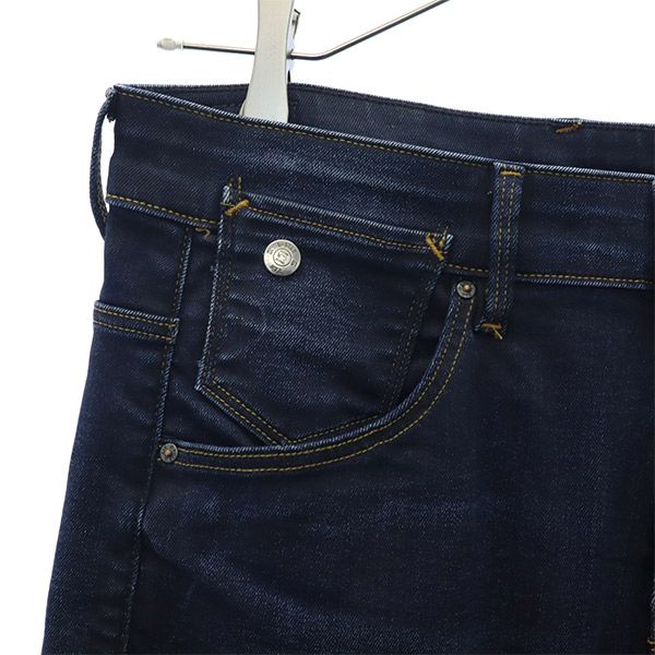 ジースターロウ デニムパンツ W27 ネイビー G-STAR RAW ジーパン アンクル クオーター レディース