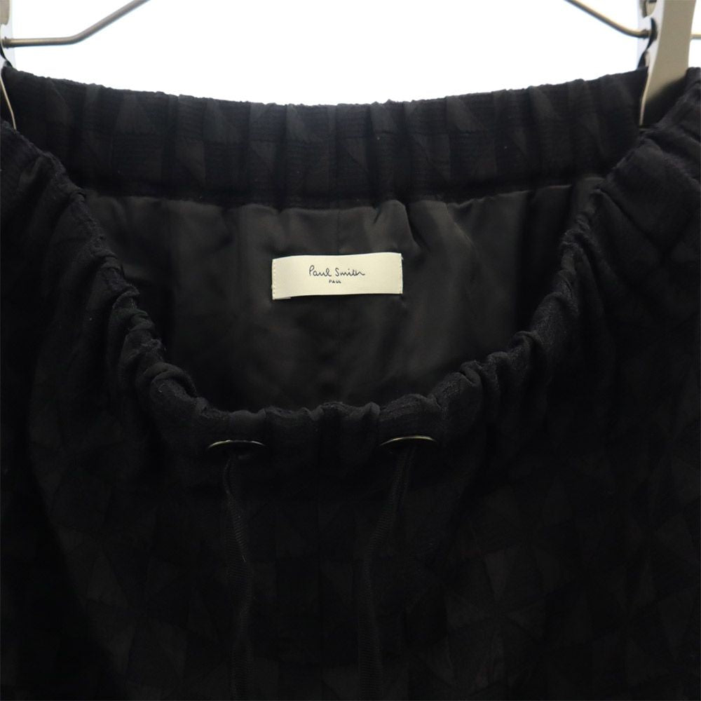 Paul Smith ポールスミス 市松模様 イージーパンツ 38 ブラック テーパードパンツ レディース