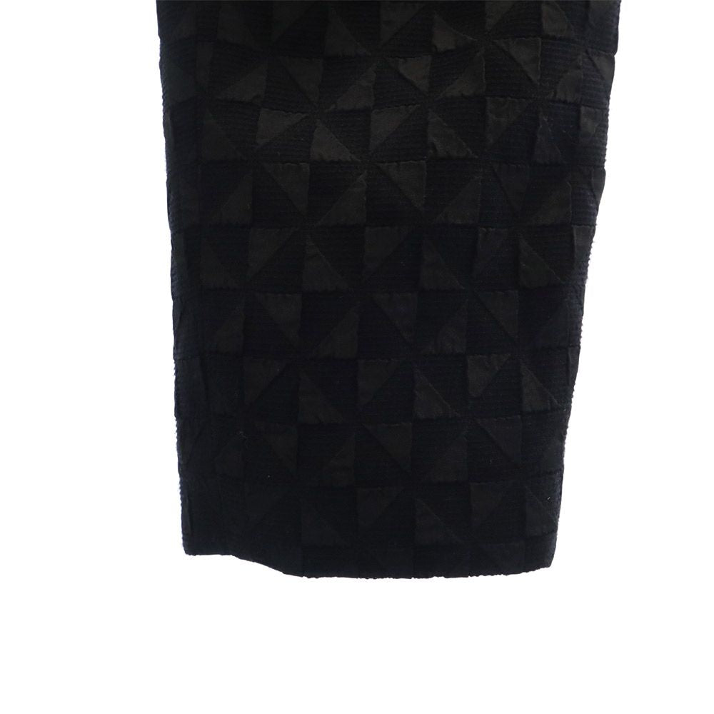 Paul Smith ポールスミス 市松模様 イージーパンツ 38 ブラック テーパードパンツ レディース