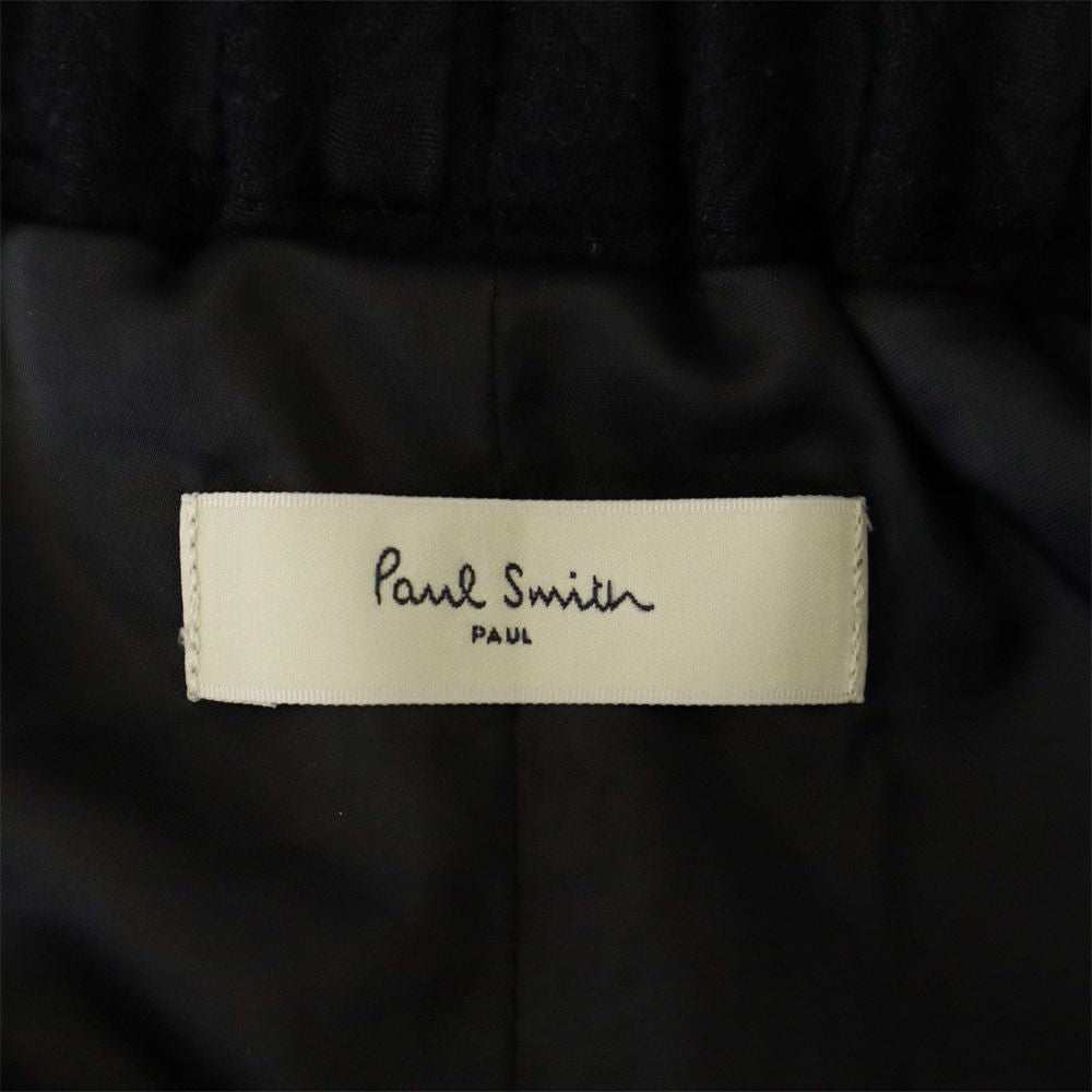 Paul Smith ポールスミス 市松模様 イージーパンツ 38 ブラック テーパードパンツ レディース