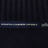 ラルフローレンスポーツ ハイネック ニットジャケット M ネイビー RALPH LAUREN SPORT セーター レディース