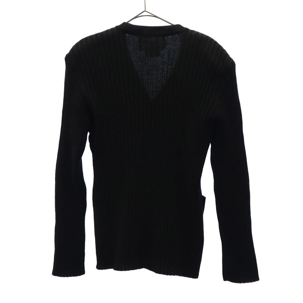 Rene boutique ルネブティック 長袖 ウール ニット カーディガン 9 ブラック レディース