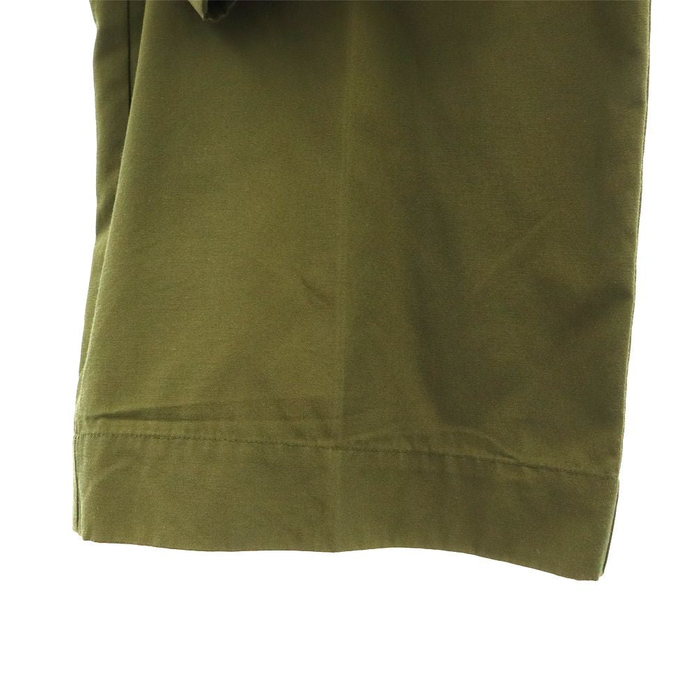 SOLOV ソロヴ ハイウエスト ワイドパンツ 1 カーキ レディース