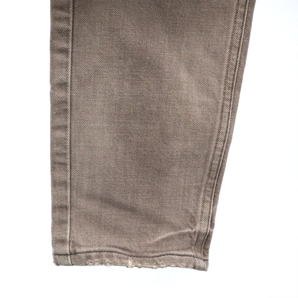 upper hights アッパーハイツ スリムデニムパンツ W23 グレー ジーパン レディース