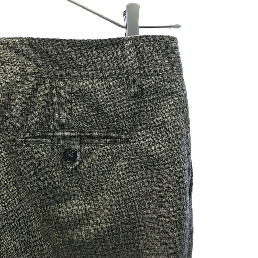 Kiton キートン チェック スラックスパンツ 38 グレー系 レディース