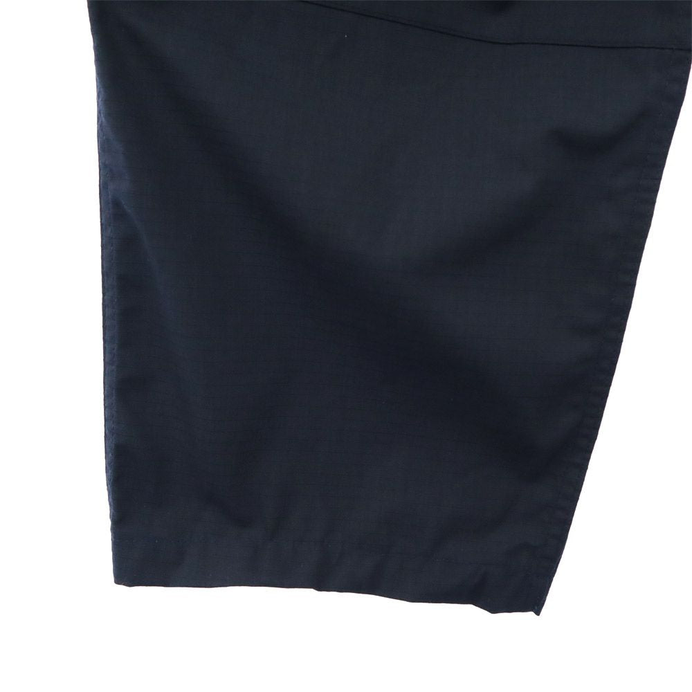 ワイエムシーエルケーワイ チェック カーゴパンツ L ネイビー YMCLKY ボタンフライ リップストップ地 メンズ