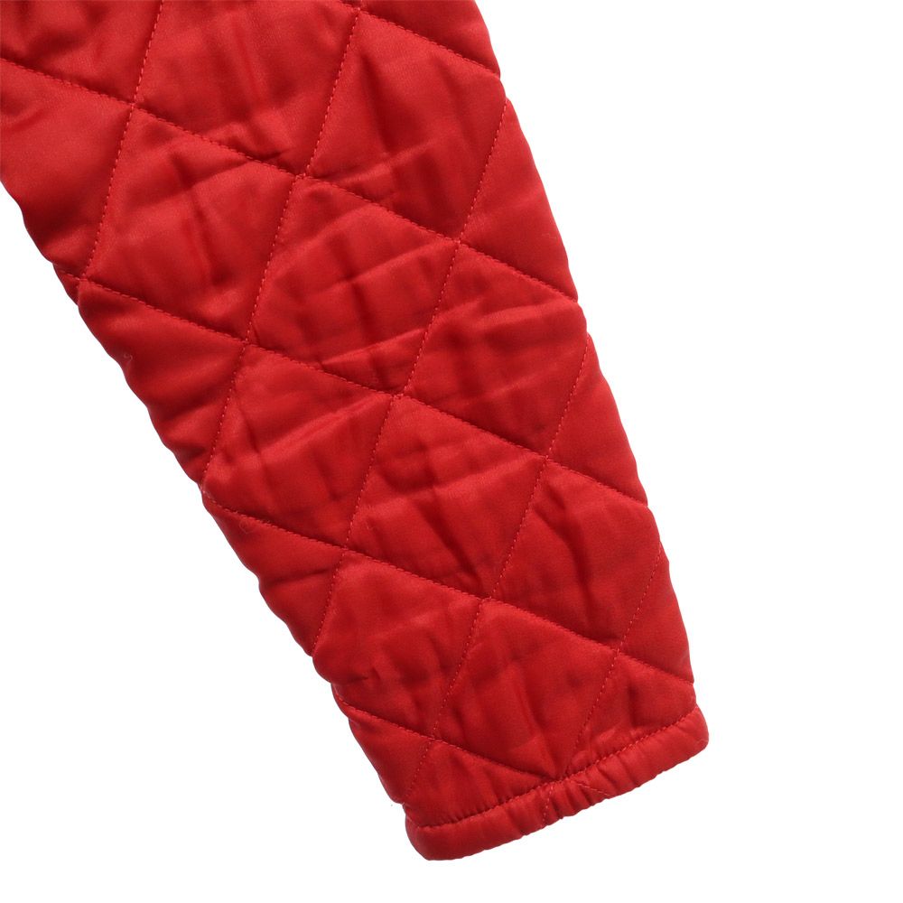 LAVENHAM ラベンハム ロゴタグ キルティング 中綿ジャケット 34 レッド レディース