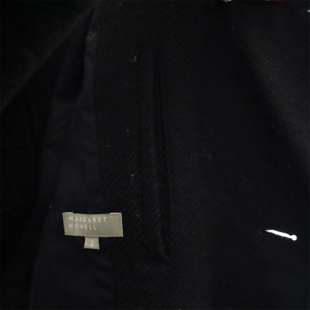 MARGARET HOWELL マーガレットハウエル ダブルブレスト ウールジャケット 2 ネイビー レディース