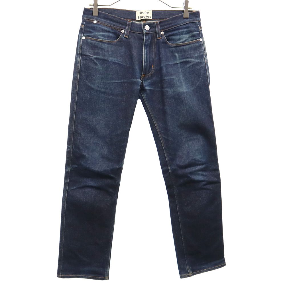 アクネストゥディオズ ストレートデニムパンツ W29 ネイビー ACNE STUDIOS ジーパン トゥモローランド メンズ
