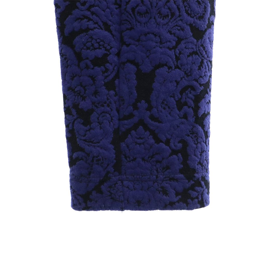 ファブレスインターナショナル 日本製 花柄 ロングパンツ ブルー レディース